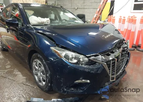 2016 Mazda Mazda3 I Sport из США, поврежденный, VIN JM1BM1J79G1324504